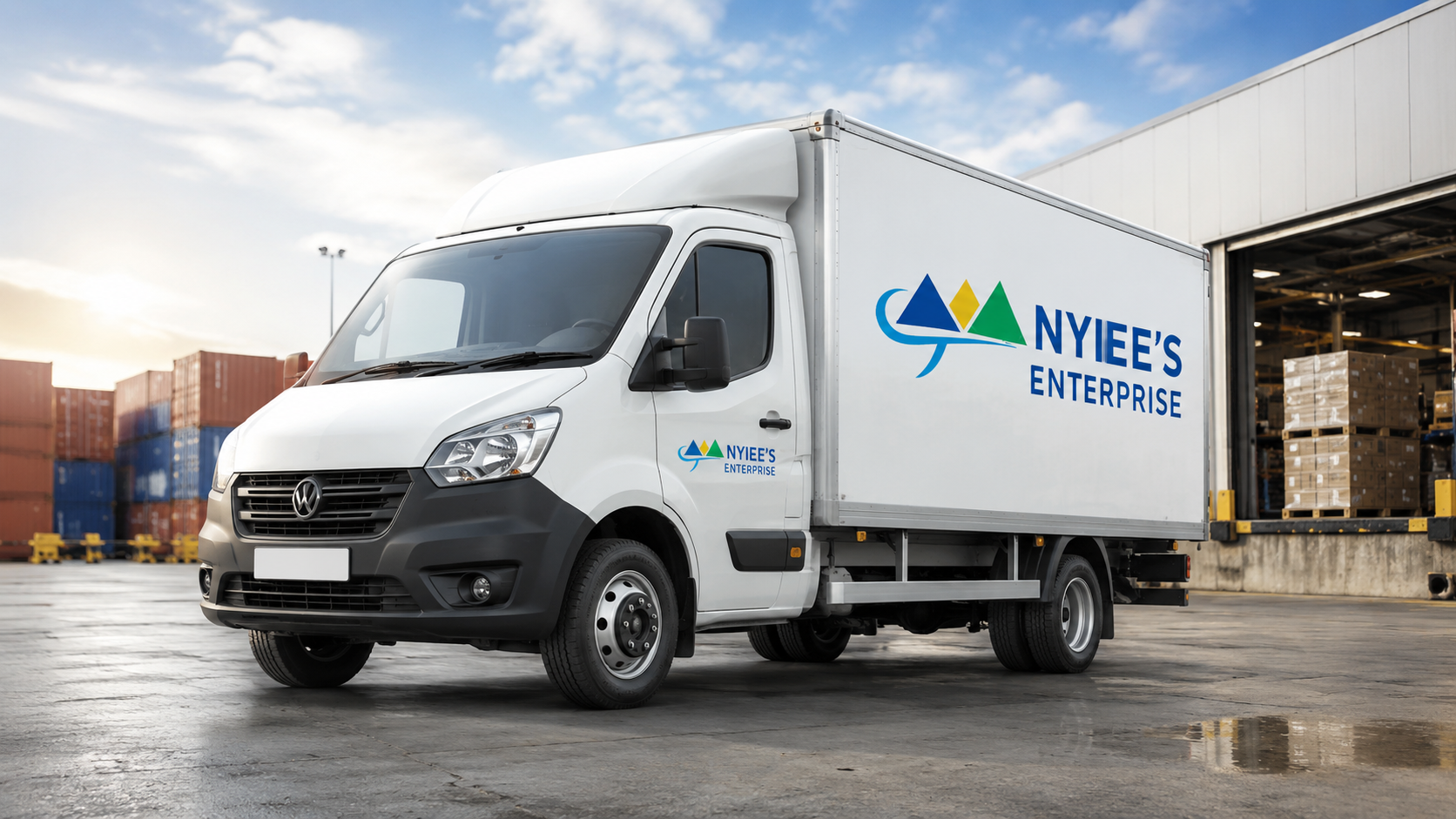 Nyiee's Enterprise cargo and logistics vehicle